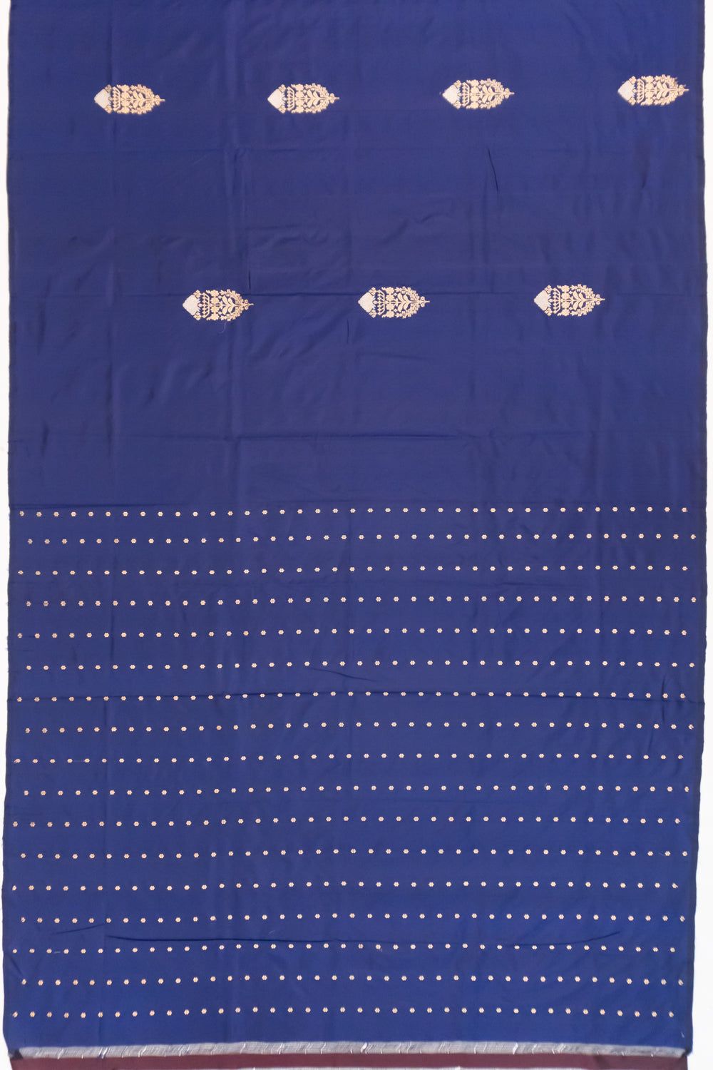 Banarasi Katan Silk Butta Blue Saree