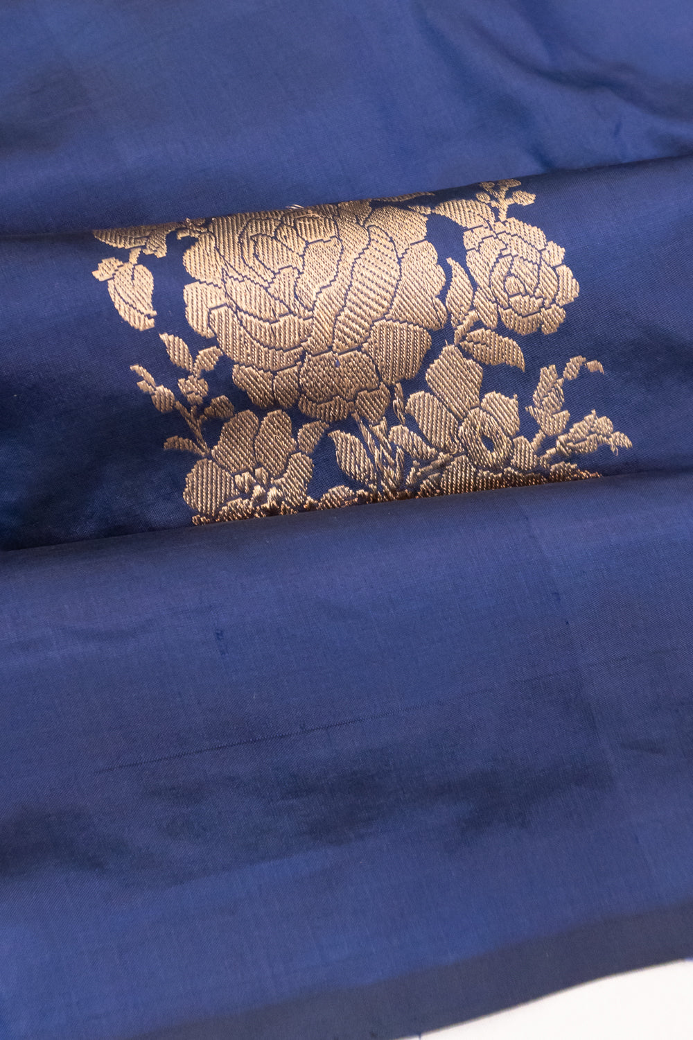 Banarasi Katan Silk Butta Blue Saree
