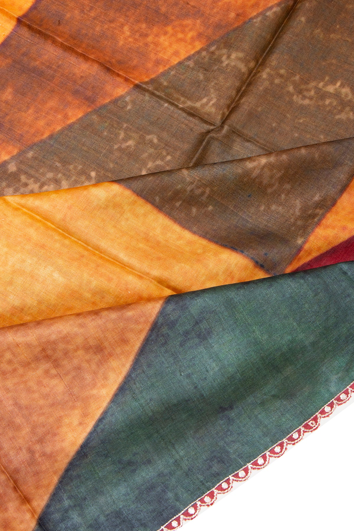 Tussar Printed Multi-Color Saree
