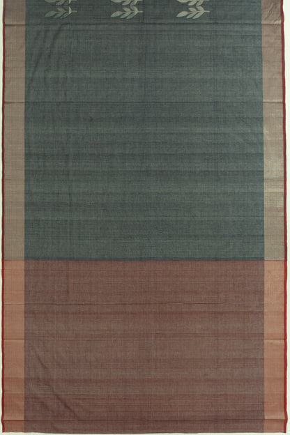 Chettinad Cotton Butta Dark Blue Saree