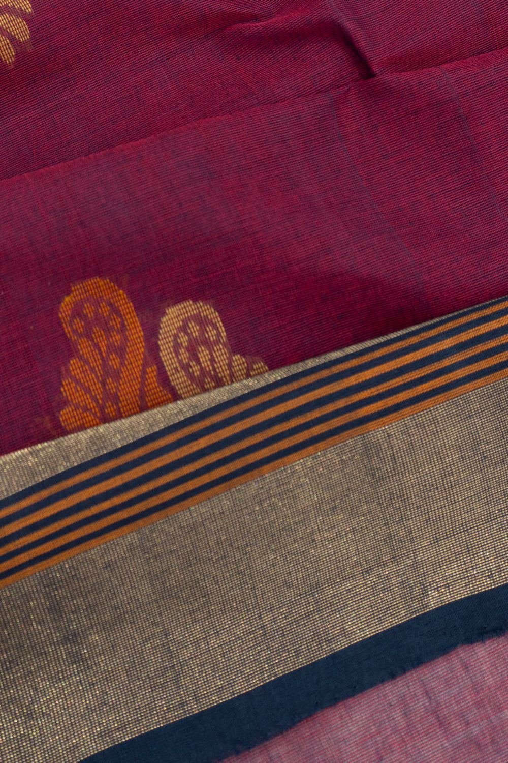 Chettinad Cotton Butta Purple Saree