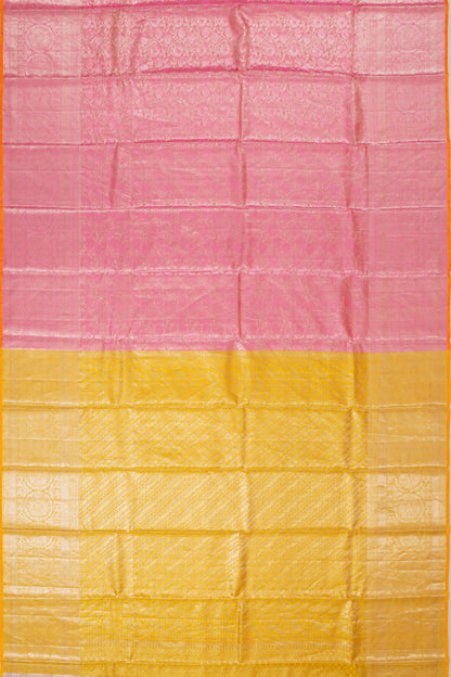 Taranga Kanchi Silk Tissue Brocade Baby Pink Saree
