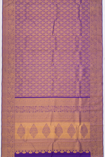 Taranga Kanchi Silk Brocade Dark Blue Saree