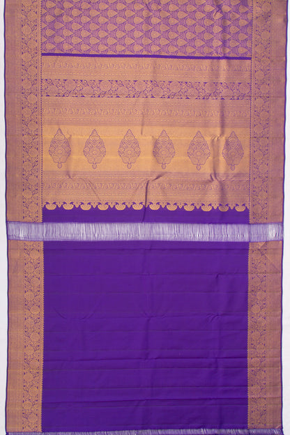 Taranga Kanchi Silk Brocade Dark Blue Saree