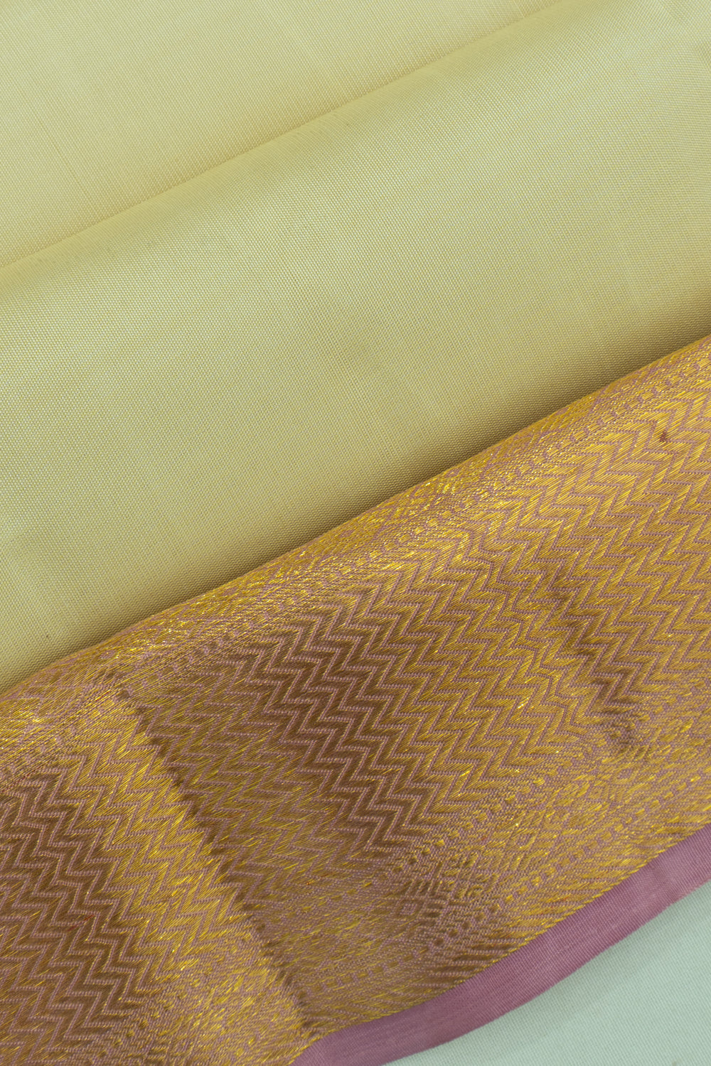 Kanchipuram Silk Plain Cream Dhoti And Kanduva