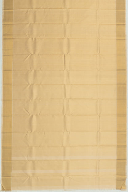 Kanchipuram Silk Brocade Gold Dhoti And Kanduva