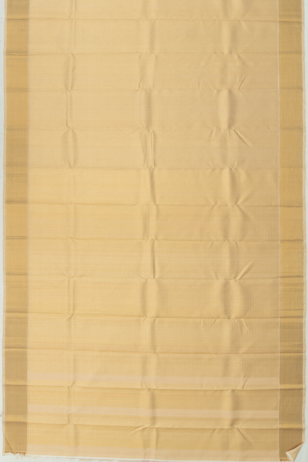 Kanchipuram Silk Brocade Gold Dhoti And Kanduva