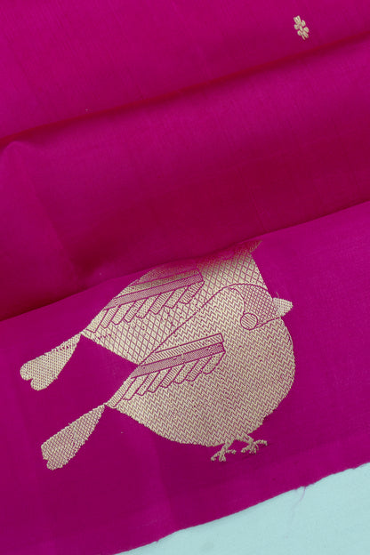 Banarasi Katan Silk Butta Rani Pink Saree