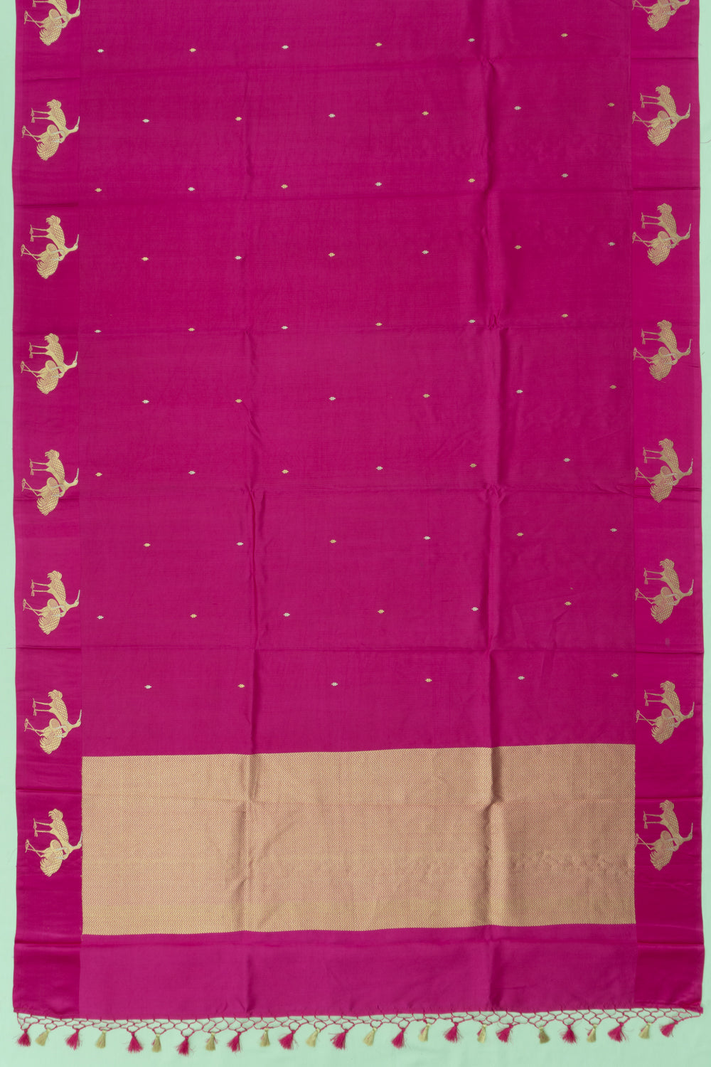 Banarasi Katan Silk Butta Pink Saree