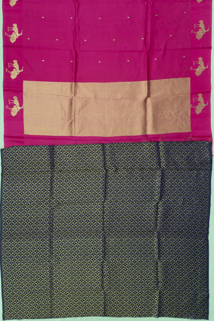 Banarasi Katan Silk Butta Pink Saree