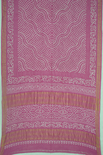 Venkatagiri Cotton Bandhani Pink Saree