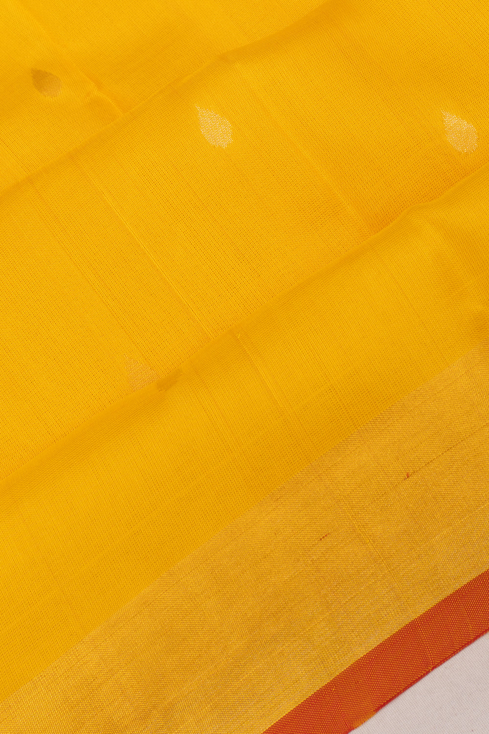 Uppada Silk Butta Yellow Saree With Jamdani Pallu