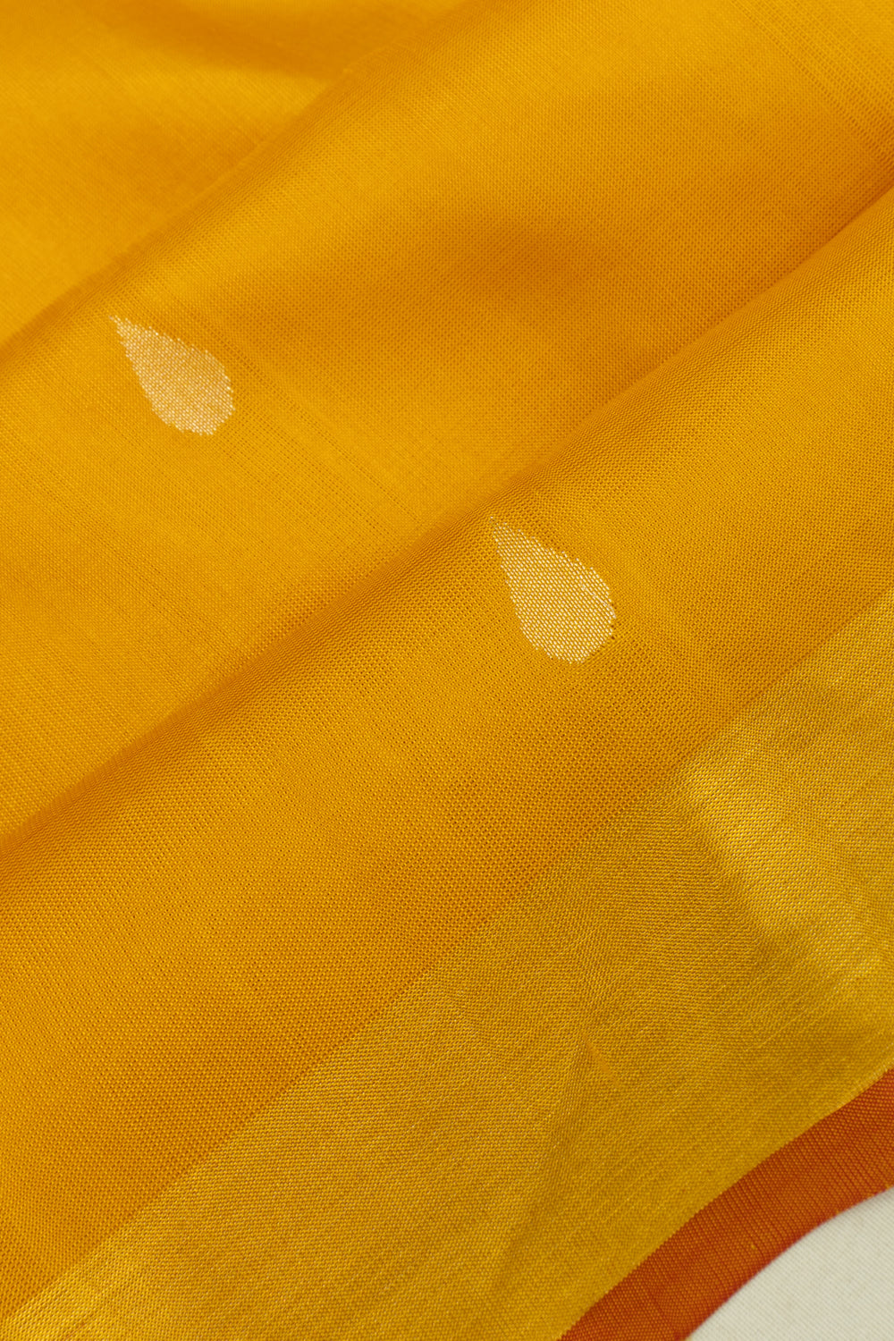 Uppada Silk Butta Yellow Saree With Jamdani Pallu