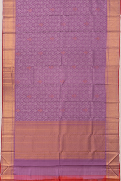 Taranga Kanchi Silk Jaal And Butta Lavender Saree