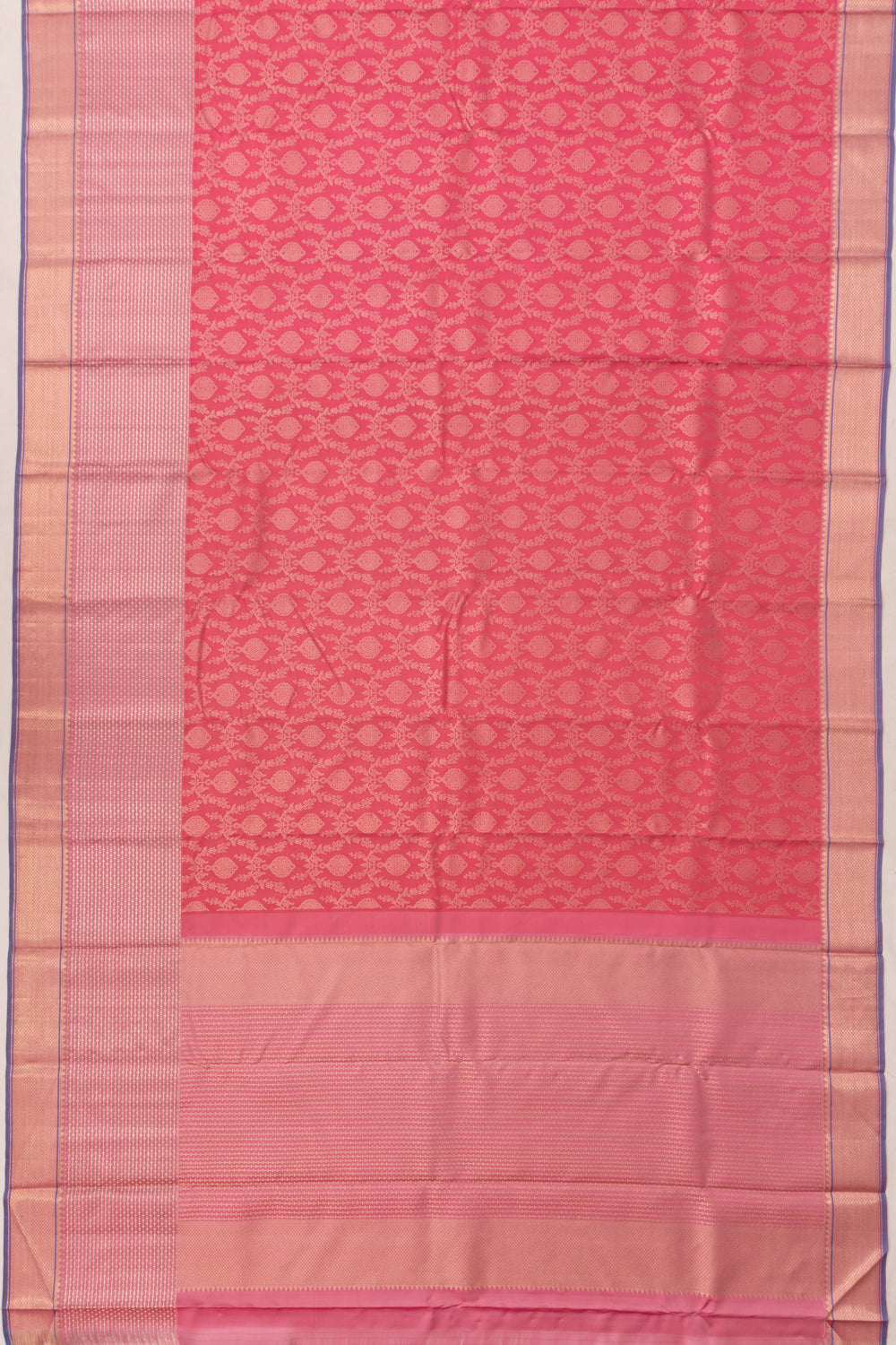 Taranga Kanchi Silk Brocade Pink Saree