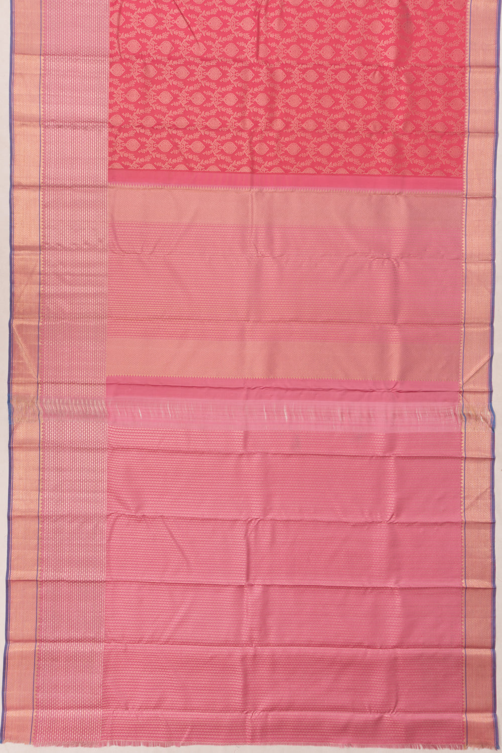 Taranga Kanchi Silk Brocade Pink Saree