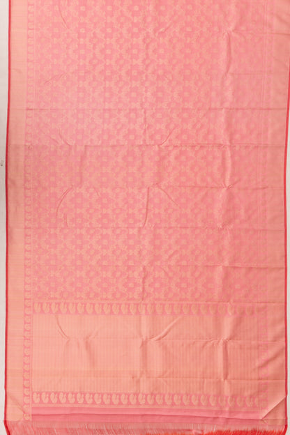 Taranga Kanchi Silk Jaal And Butta Baby Pink Saree