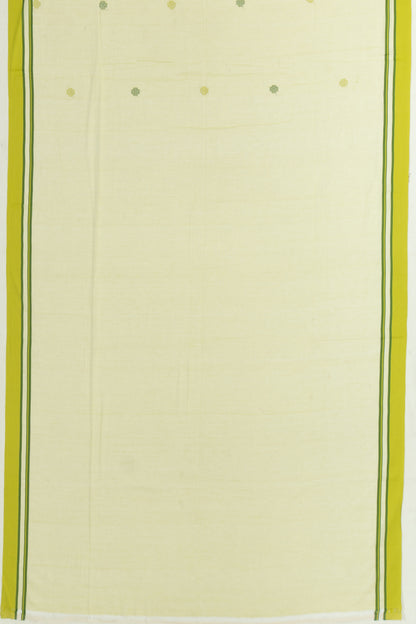 Phulia Cotton Butta Pastel Green Saree