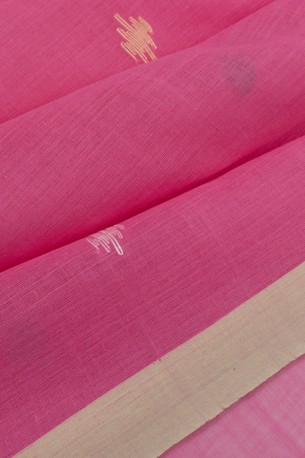 Phulia Cotton Butta Pink Saree