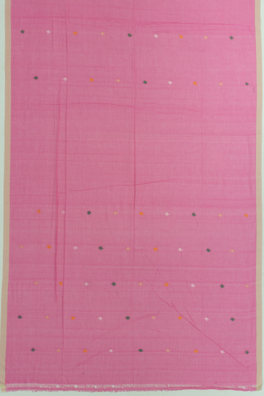 Phulia Cotton Butta Pink Saree