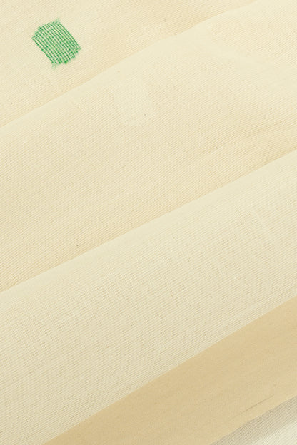 Phulia Cotton Butta Cream Saree