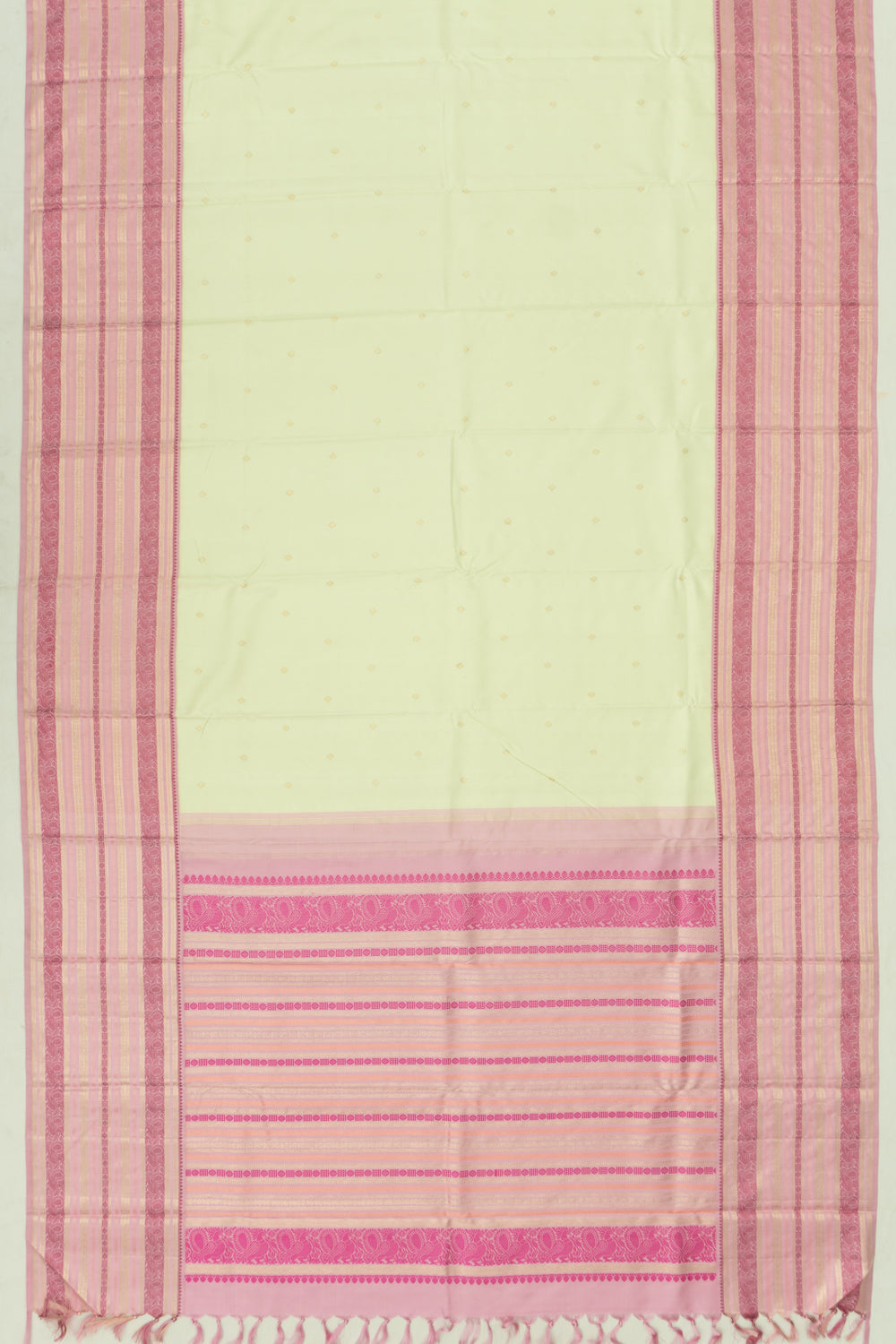 Kanchipuram Silk Butta Pista Green Saree