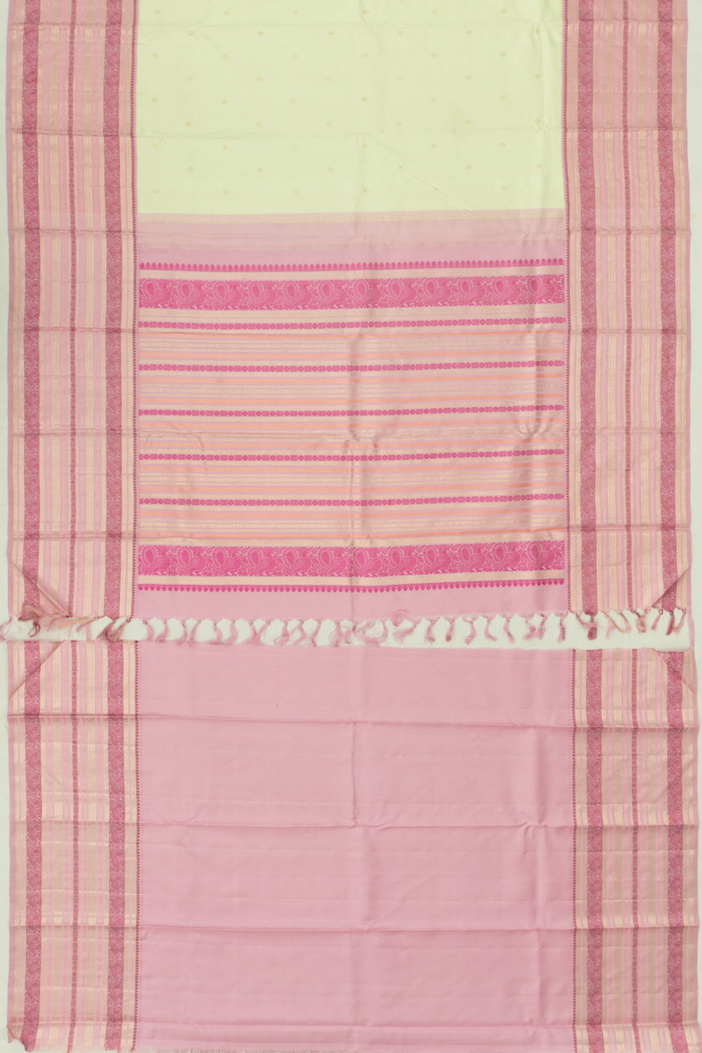 Kanchipuram Silk Butta Pista Green Saree