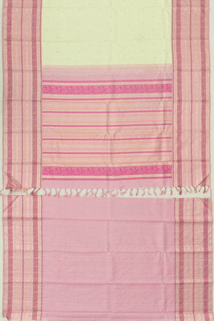 Kanchipuram Silk Butta Pista Green Saree