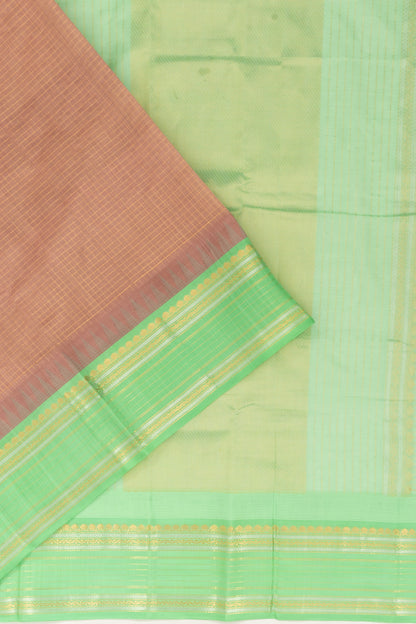 Chettinad Cotton Checks Snuff Saree