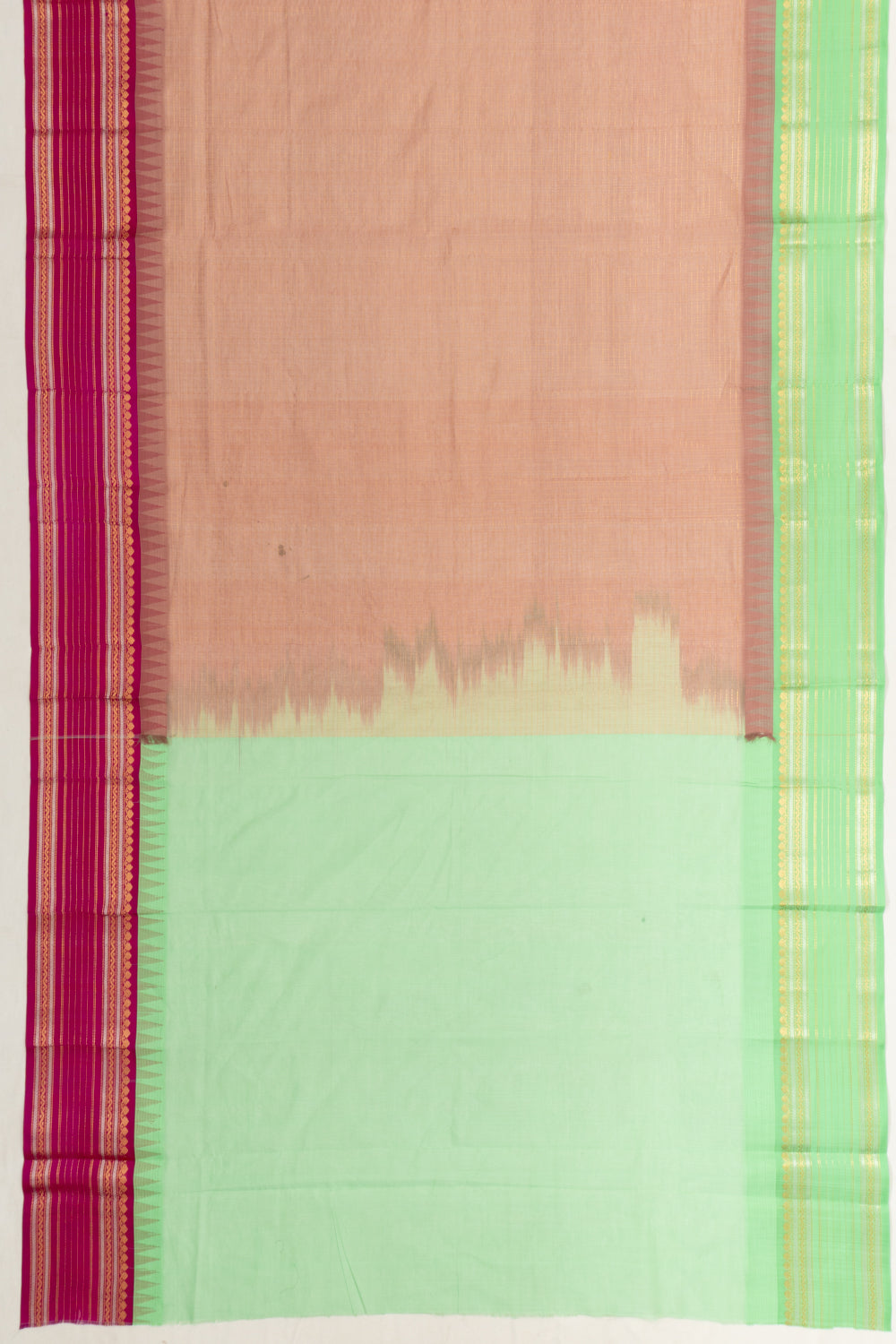 Chettinad Cotton Checks Snuff Saree