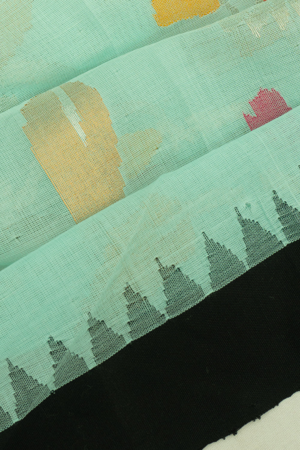 Ponduru Handspun Cotton All Over Jamdani Sky Blue Dupatta