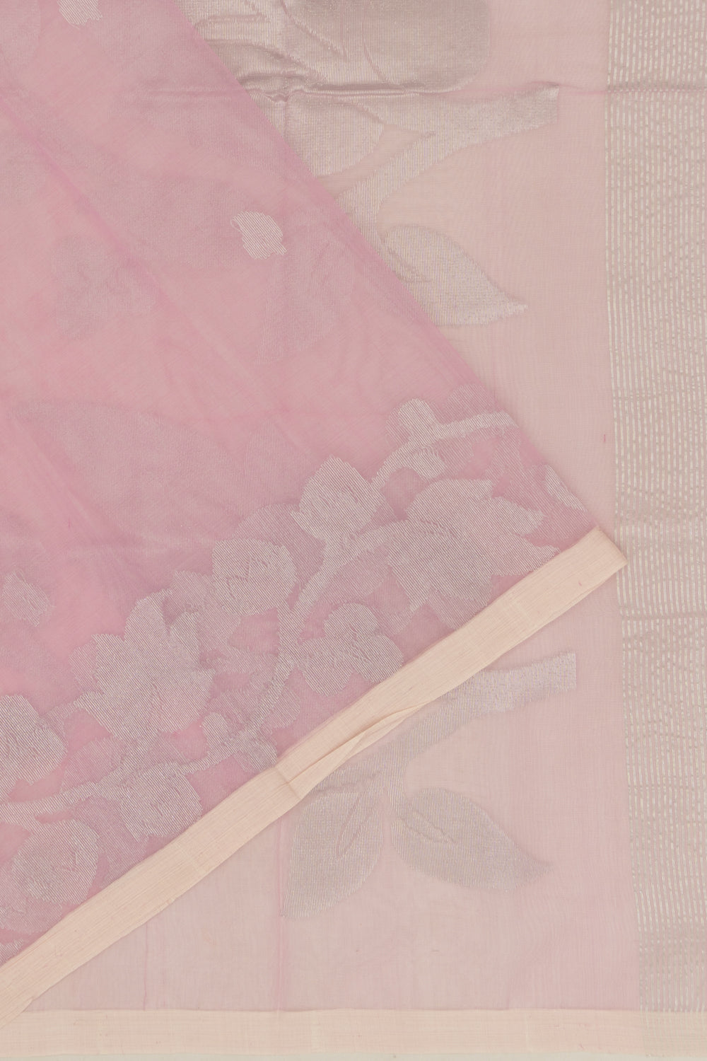 Organza Butta Pink Saree