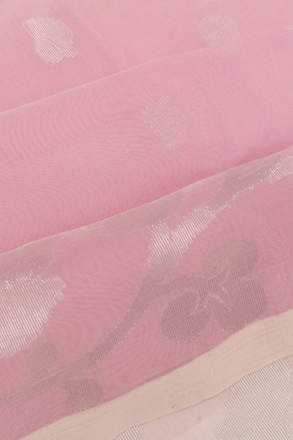 Organza Butta Pink Saree