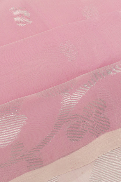Organza Butta Pink Saree