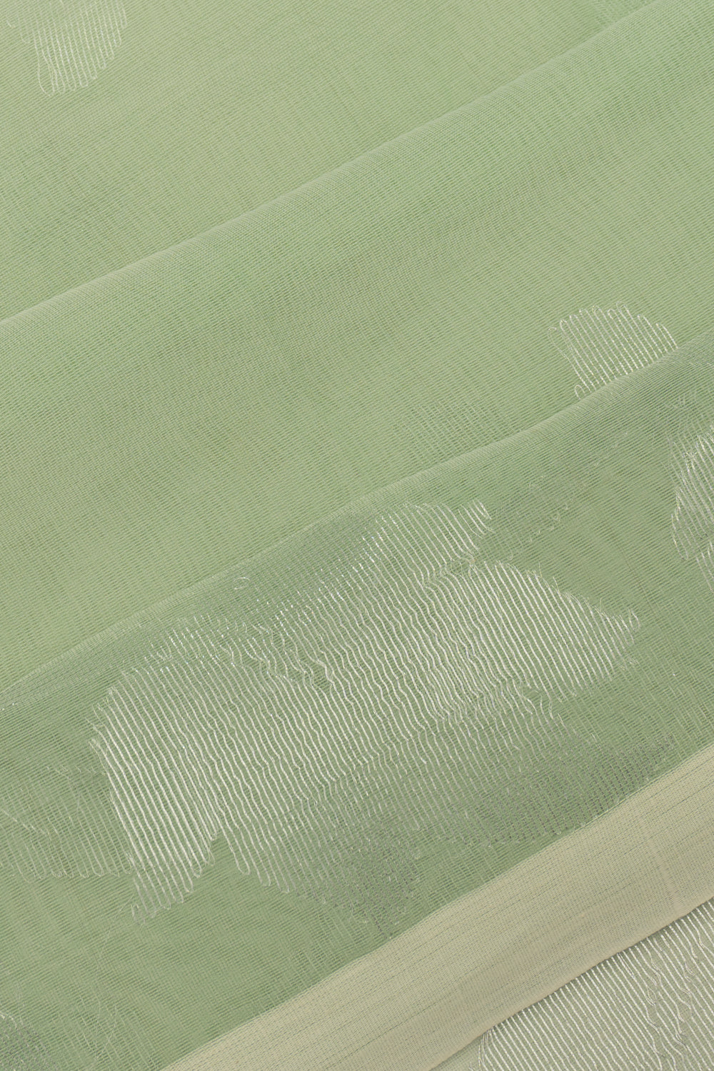 Organza Butta Pastel Green Saree