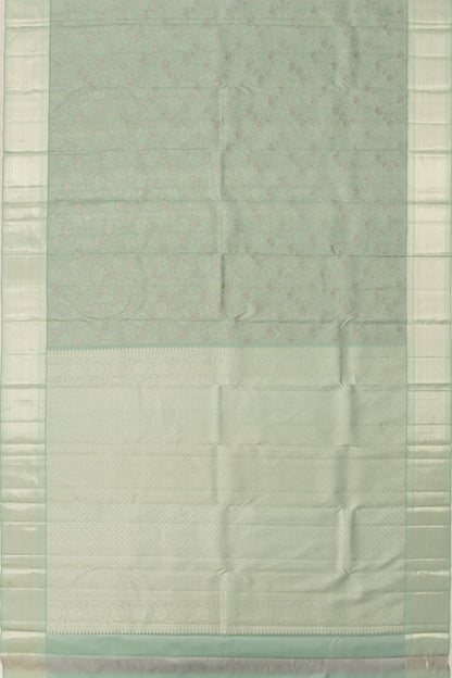 Taranga Kanchi Silk Brocade Pastel Green Saree