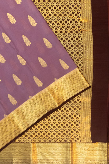 Pure Binny Silk Butta Lavender Saree