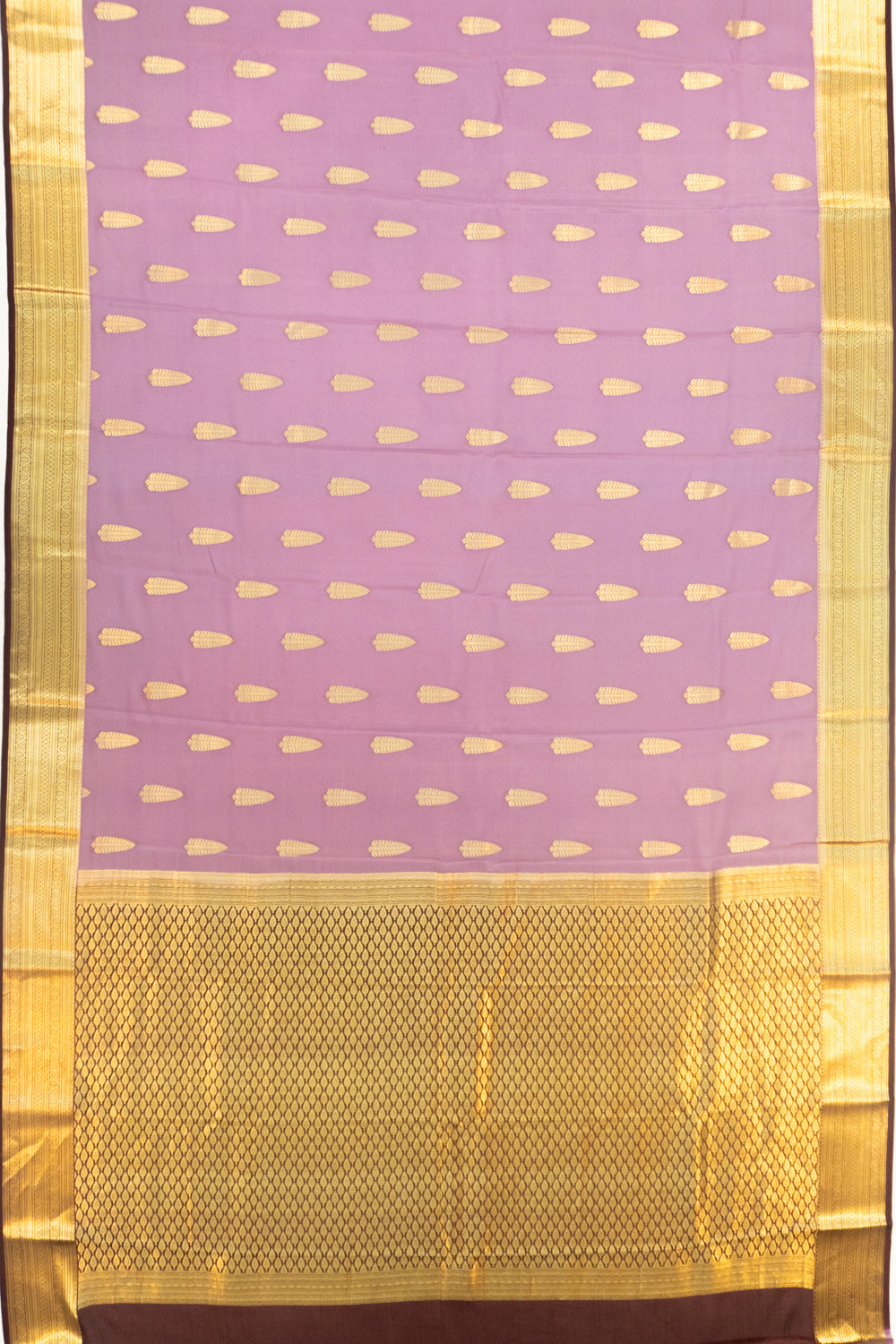 Pure Binny Silk Butta Lavender Saree