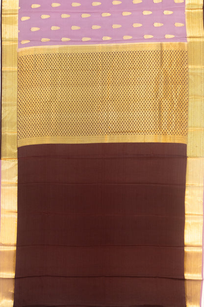 Pure Binny Silk Butta Lavender Saree