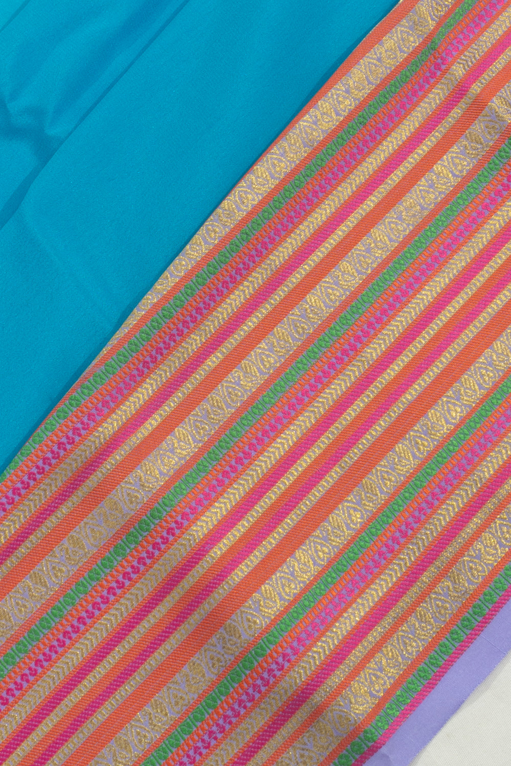 Pure Binny Silk Plain Sky Blue Saree