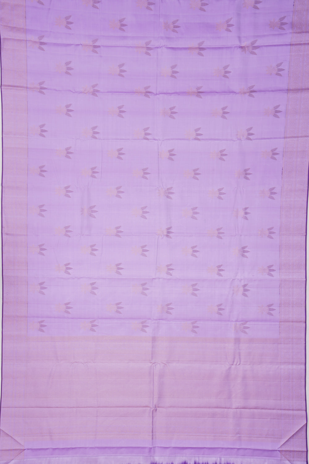 Kanchipuram Silk Butta Lavender Saree