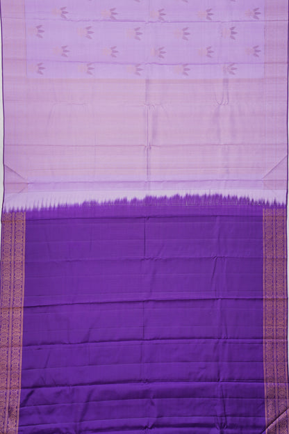 Kanchipuram Silk Butta Lavender Saree