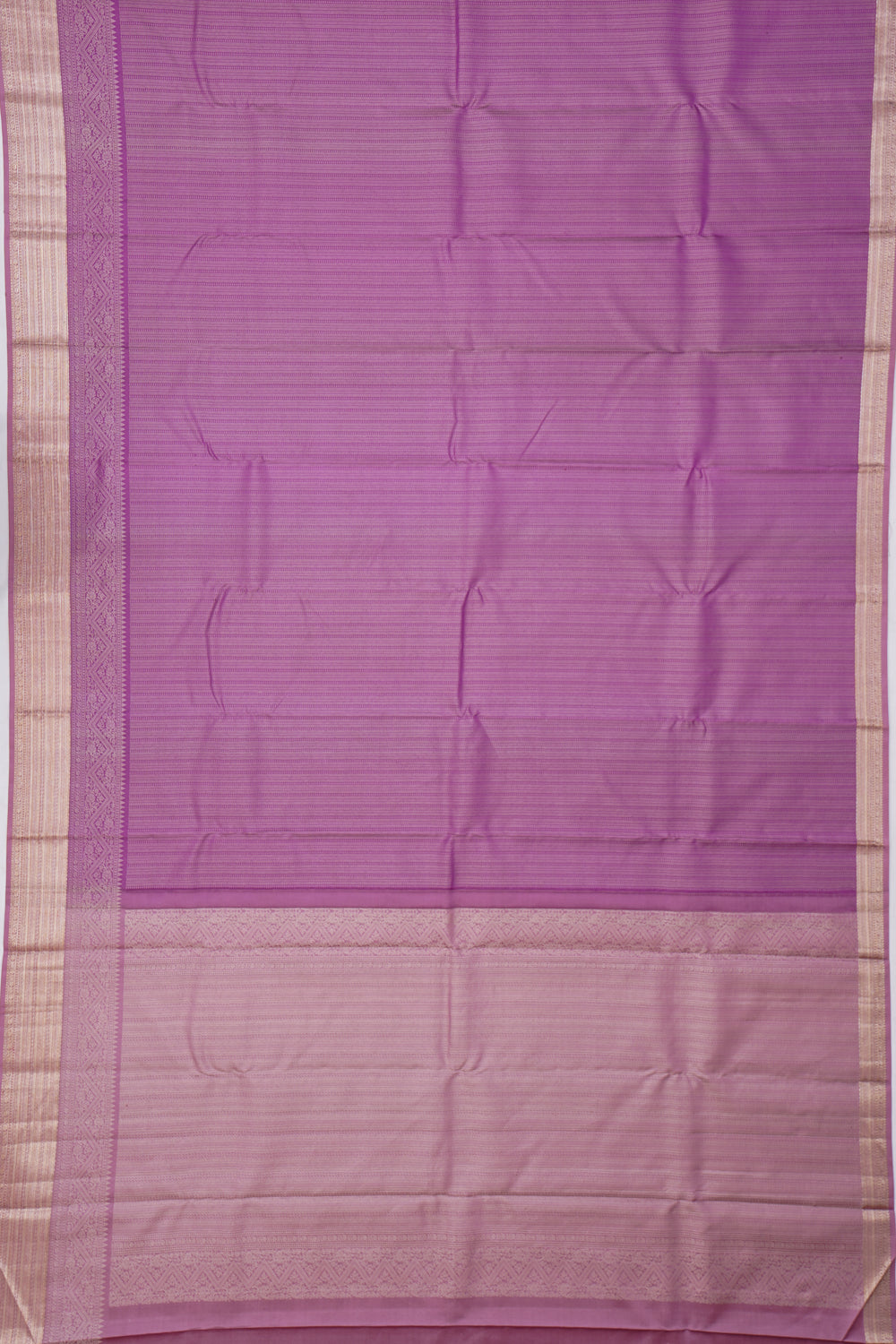 Kanchipuram Silk Brocade Purple Saree
