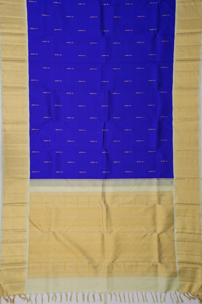 Kanchipuram Silk Butta Blue Saree