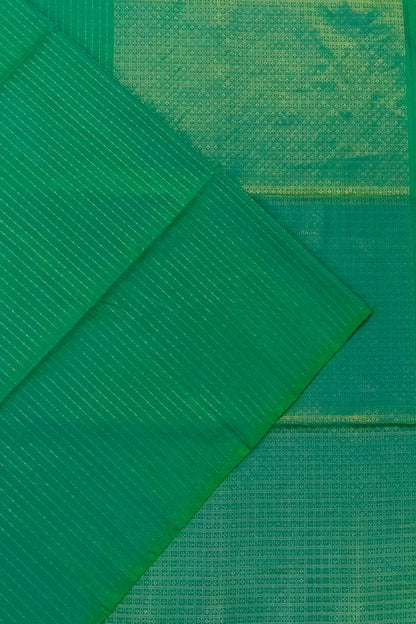 Coimbatore Soft Silk Lines Sea Green Saree