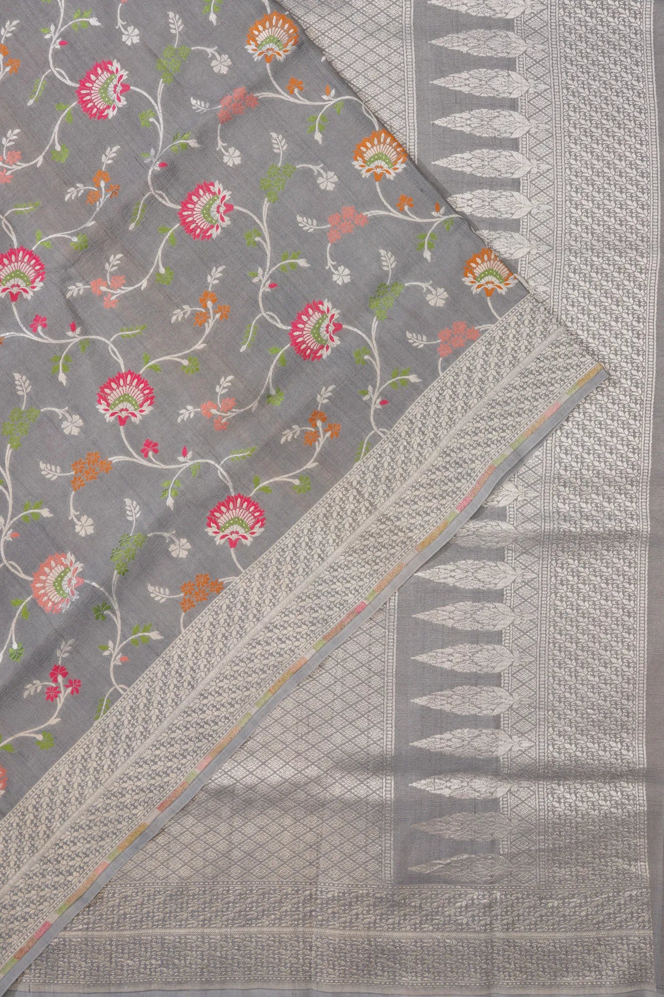 banarasi-tussar-georgette-jaal-grey-saree-1214950662