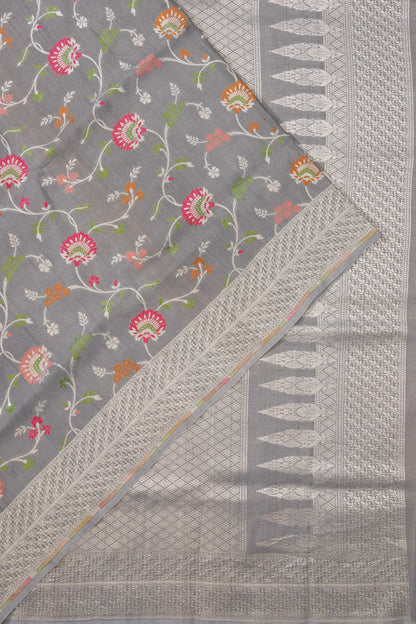 banarasi-tussar-georgette-jaal-grey-saree-1214950662