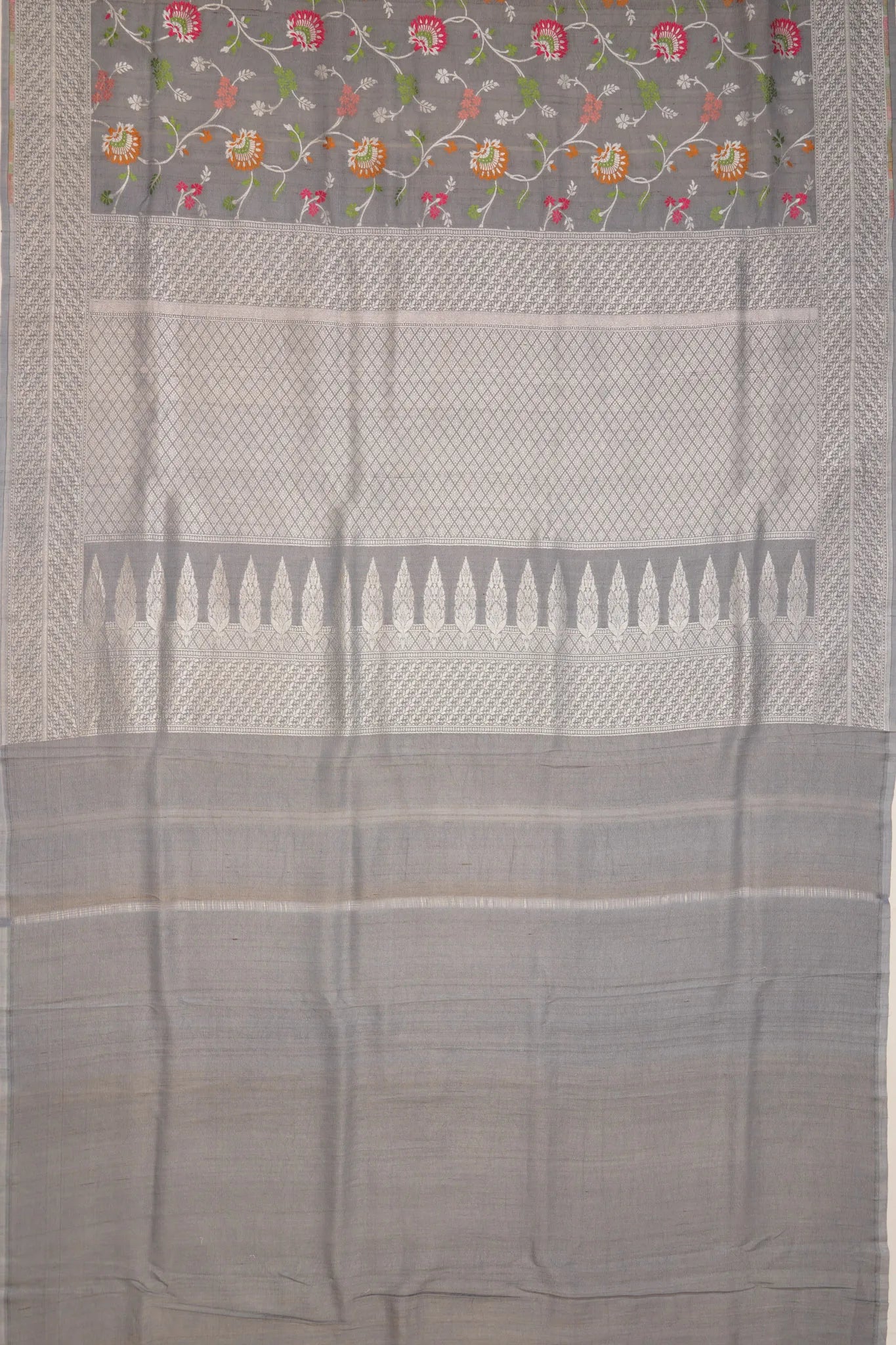 banarasi-tussar-georgette-jaal-grey-saree-1214950662