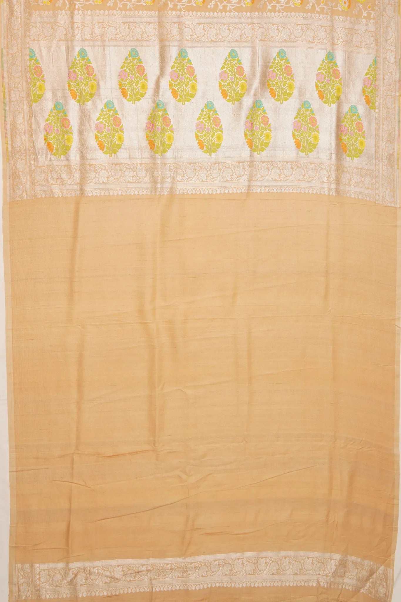 banarasi-tussar-georgette-jaal-peach-saree-1214950663