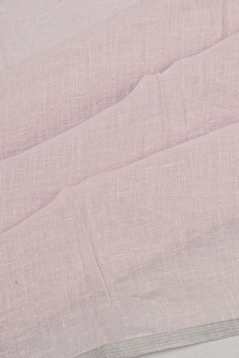 Linen Printed Pink Saree
